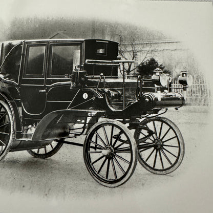 1896 Daimler Mercedes Benz Taxi Wagon Factory Press Photo 1996 ?