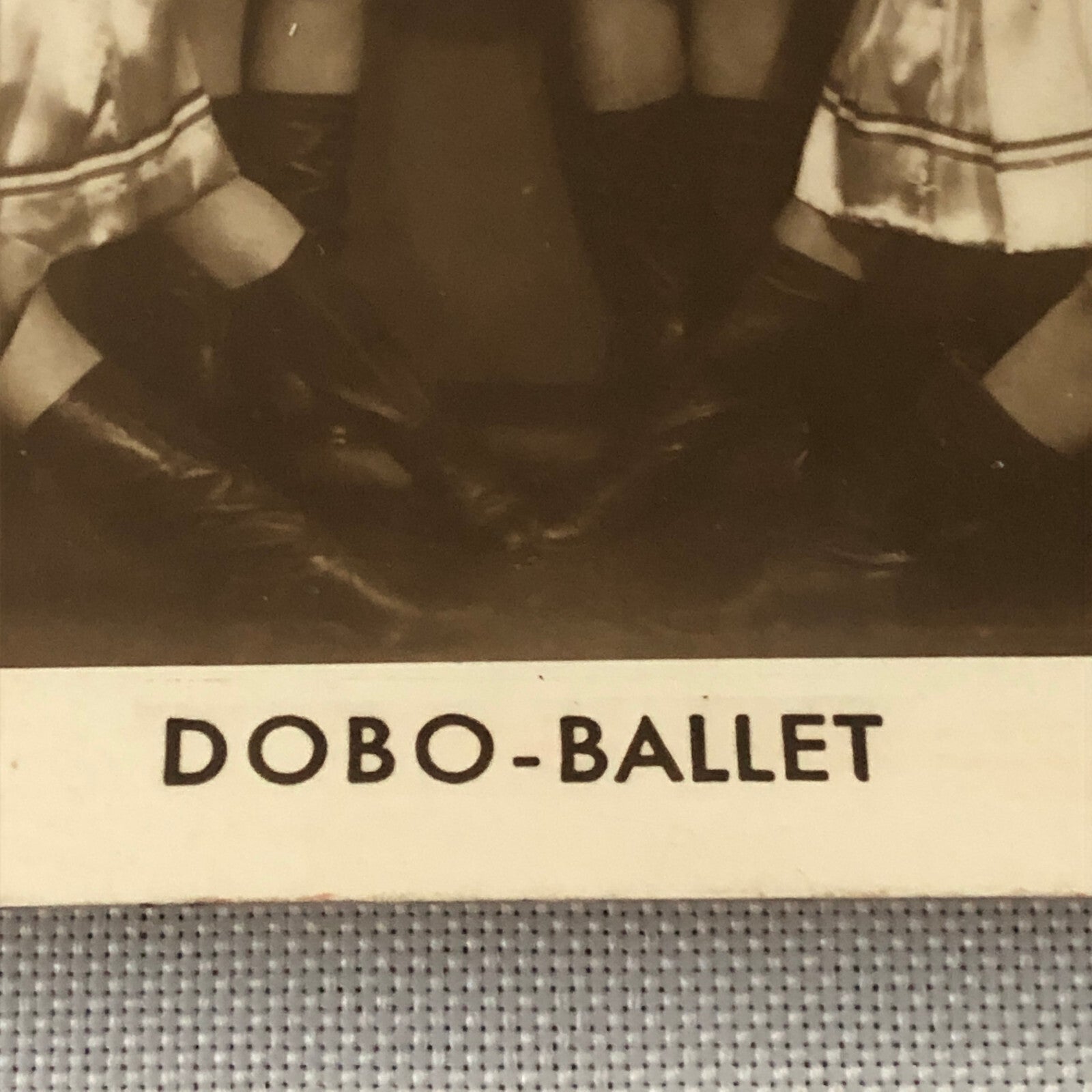 Dobo Ballet Dance Troupe Real Photo Postcard RPPC Post Card Dancers