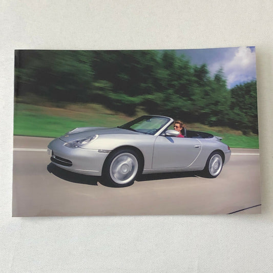 2001 Porsche 911 Carrera 4 Cabriolet Factory Photo Photograph Print Werkfoto 