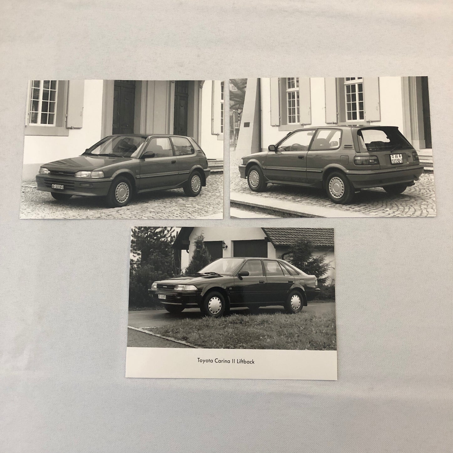 1989 Toyota Press Kit Brochure Photos Starlet Chic Supra Carina Corolla GERMAN
