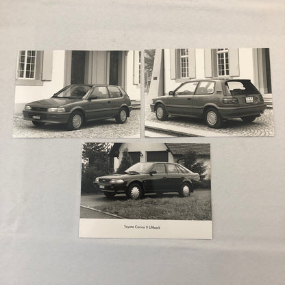 1989 Toyota Press Kit Brochure Photos Starlet Chic Supra Carina Corolla GERMAN
