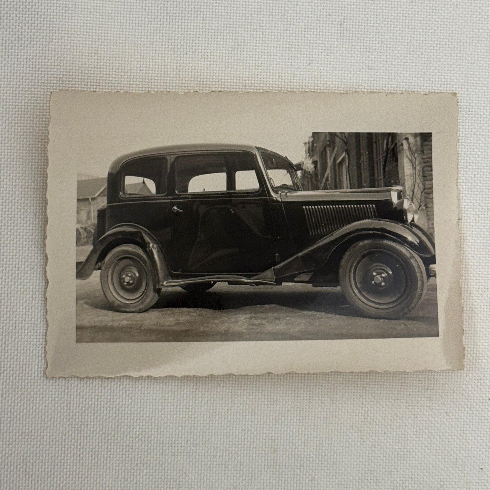 Vintage Photo Photograph Print Lot 2x Vintage Car Automobile