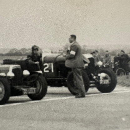 Vintage Racing Photo Photograph Print Motorsport Race Unidentified