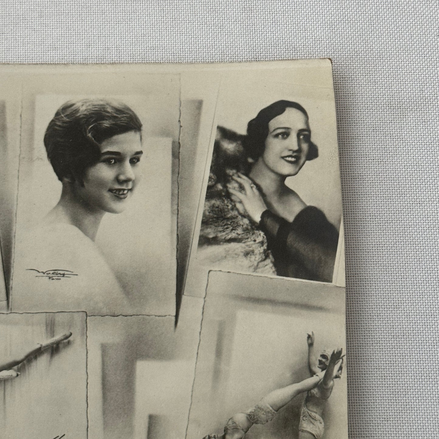 Vintage Circus Ice Skating Dancer Photo Photograph Print Skater Ice Dance