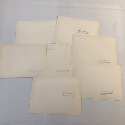 Vintage 1978 Pininfarina Fiat ECOS Concept Car Automobile Photo Lot of 7