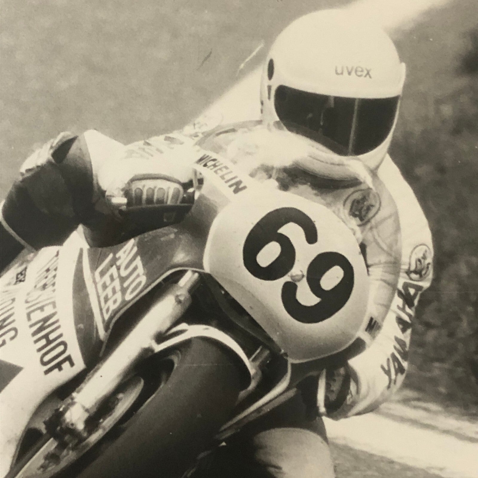 Vintage Motorcycle Racing Photo Photograph Print Germany