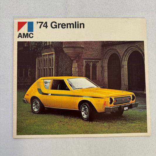 1974 AMC Gremlin Car Sales Brochure Catalog American Motors Gremlin Levis