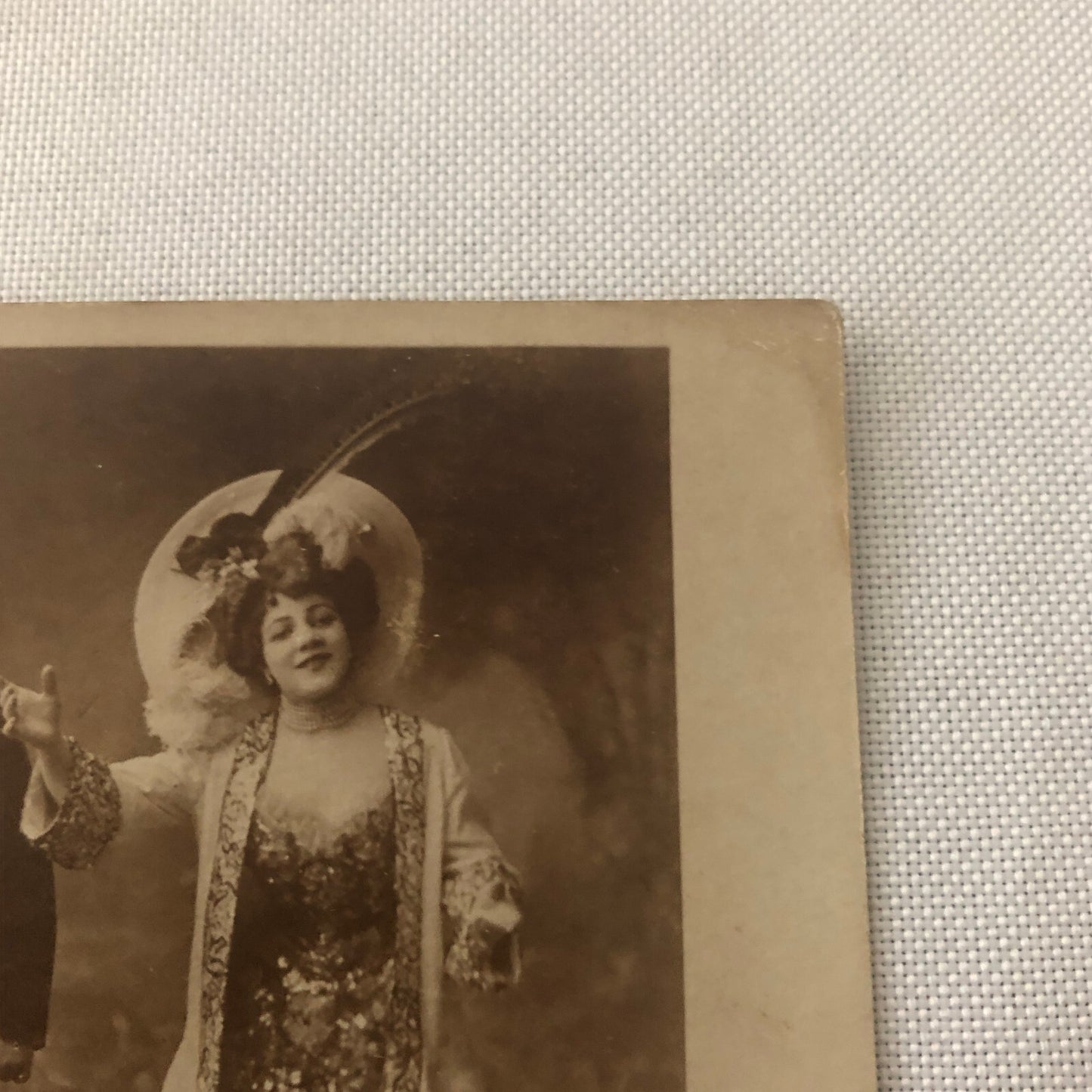 Circus Act Postcard Post Card Vintage Real Photo Postcard RPPC
