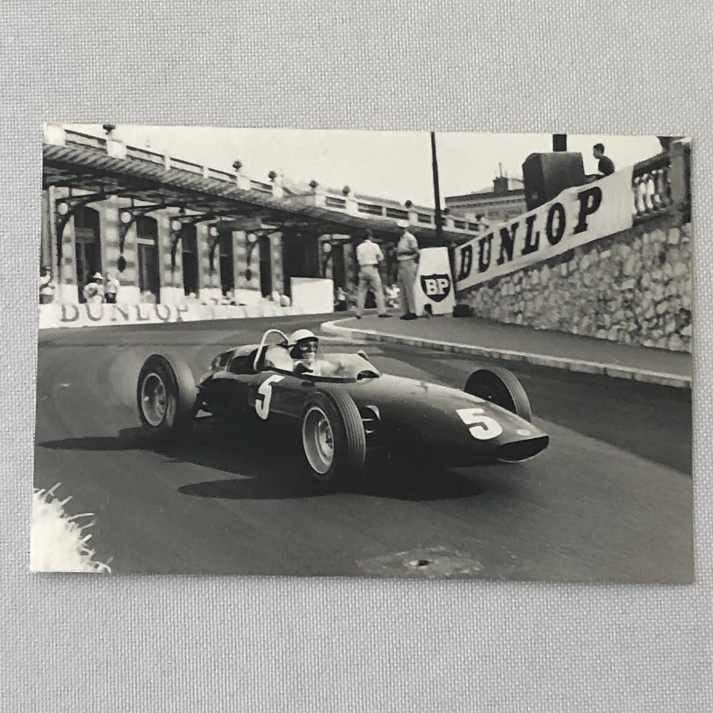 Vintage Racing Photo Photograph Richie Ginther BRM Car Monaco