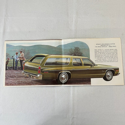 1974 Dodge Station Wagon Sales Brochure Monaco Coronet Custom Crestwood Brougham