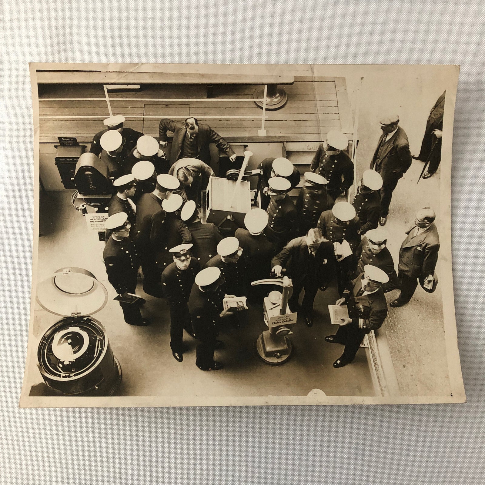 Vintage Press Photo Photograph Peruvian Cadets Boat Ship Shipping 1933 LNA
