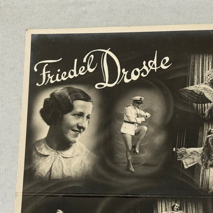 Vintage Circus Rollerskating Roller Skate Act Photo Photograph Friedel Drosae