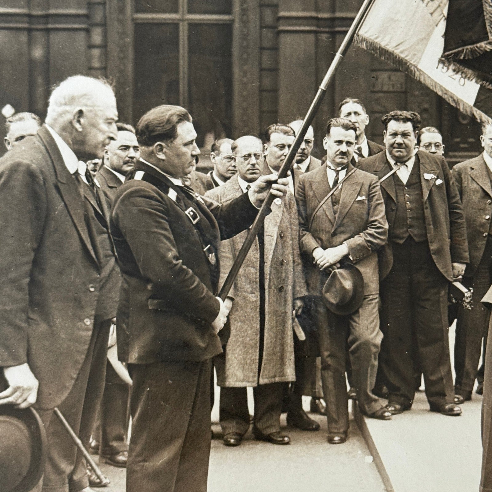 French Military Servicemen Memorial Ceremony in the UK Press Photo Photograph