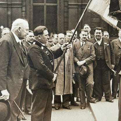 French Military Servicemen Memorial Ceremony in the UK Press Photo Photograph