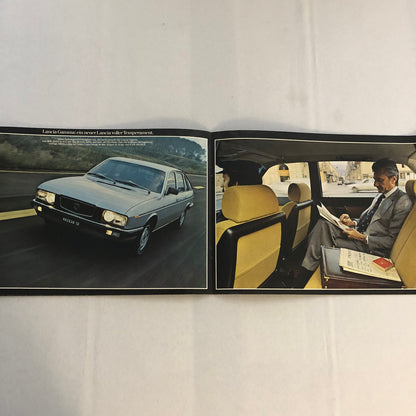 Lancia Gamma Berlina Car Sales Brochure Catalog GERMAN TEXT