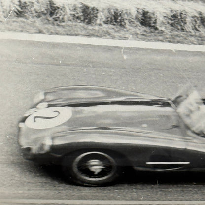 Vintage Racing Photograph Aston Martin Rouen les Essarts 1960 Jack Fairman