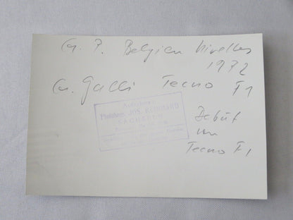 1972 Belgian Grand Prix Racing Photo Photograph - Nanni Galli Martini Racing Car