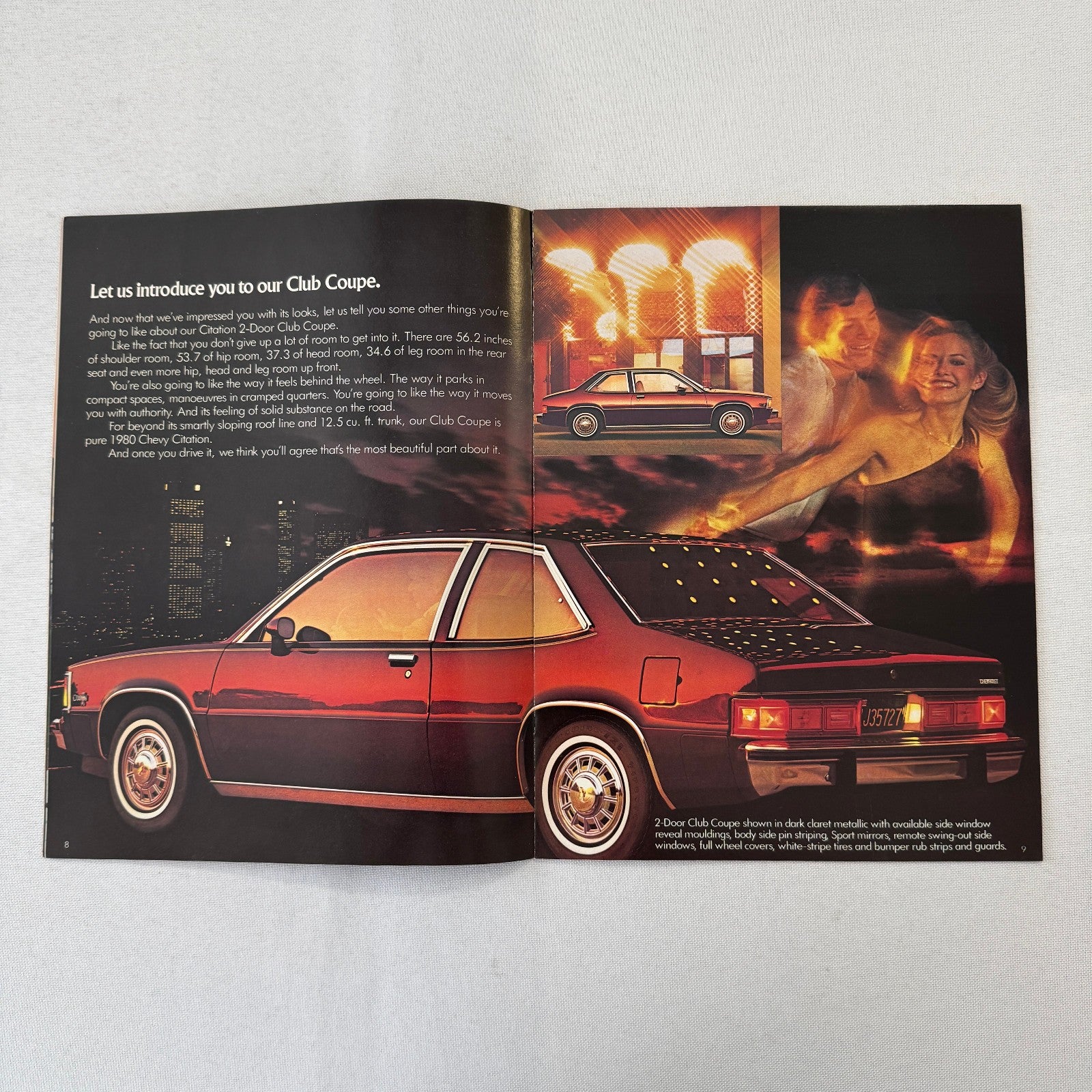 1980 Chevrolet Citation Car Sales Brochure Catalog Chevy X11 Club Coupe