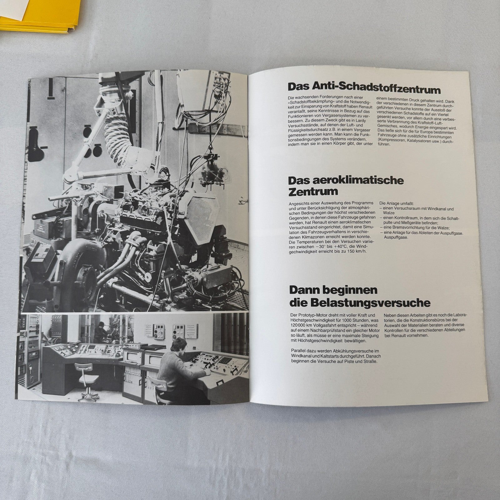 1980 Renault 5 Safety Testing Car Press Kit Brochure Photos Vintage GERMAN Text