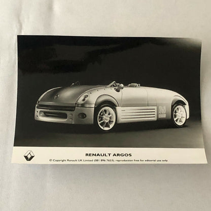 Renault Argos Concept Car Factory Press Photo Photograph Lot of 3