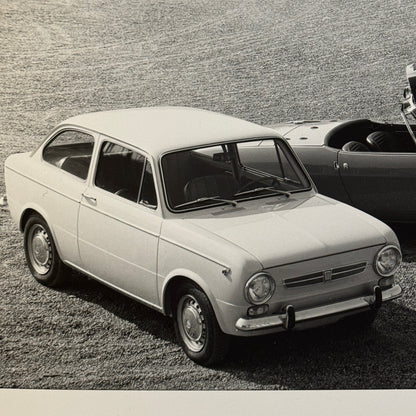 FIat 850 Special 850 Coupe and 850 Spider Factory Press Photo Photograph Print