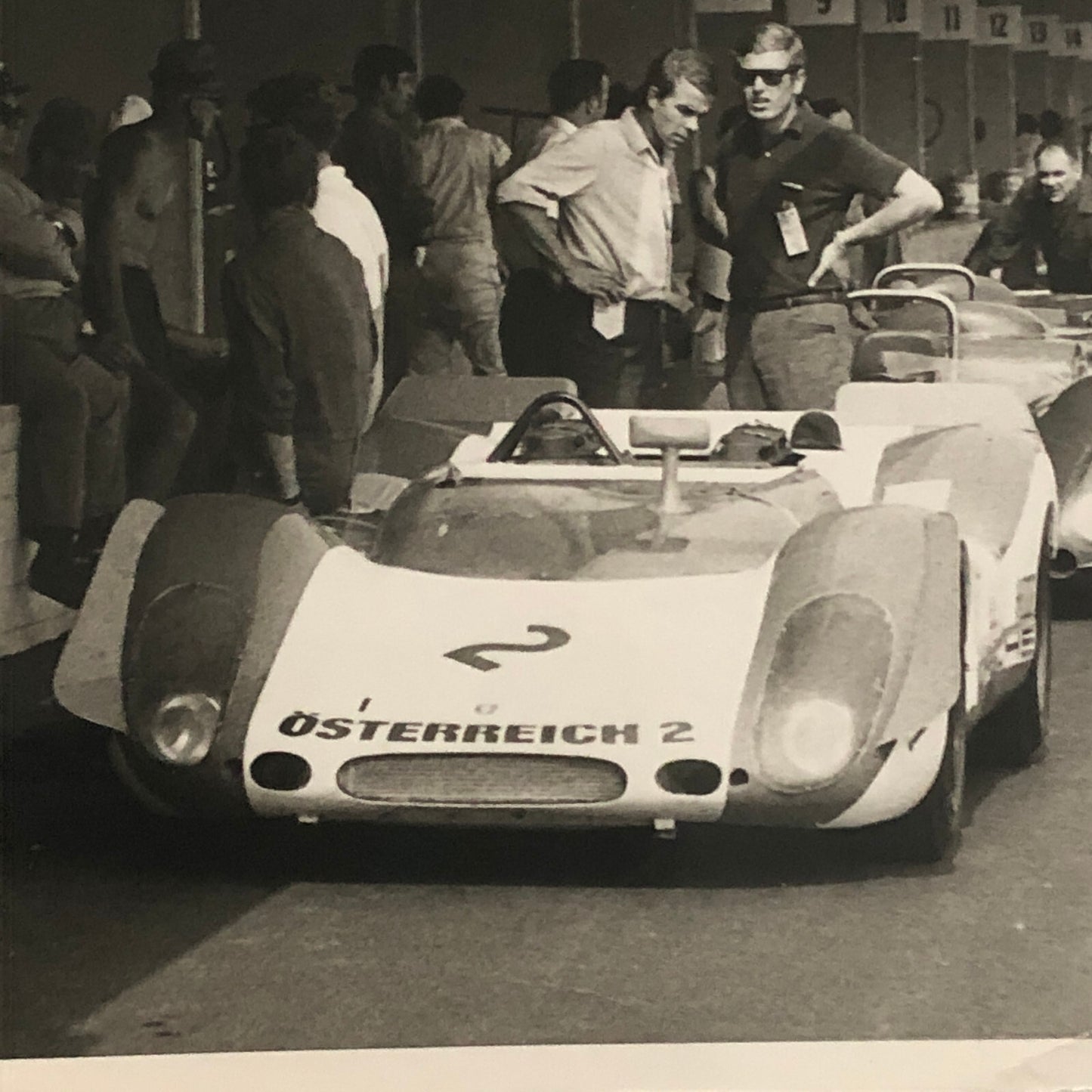 Vintage Racing Car Photo Photograph Print Foto Hruby 1969