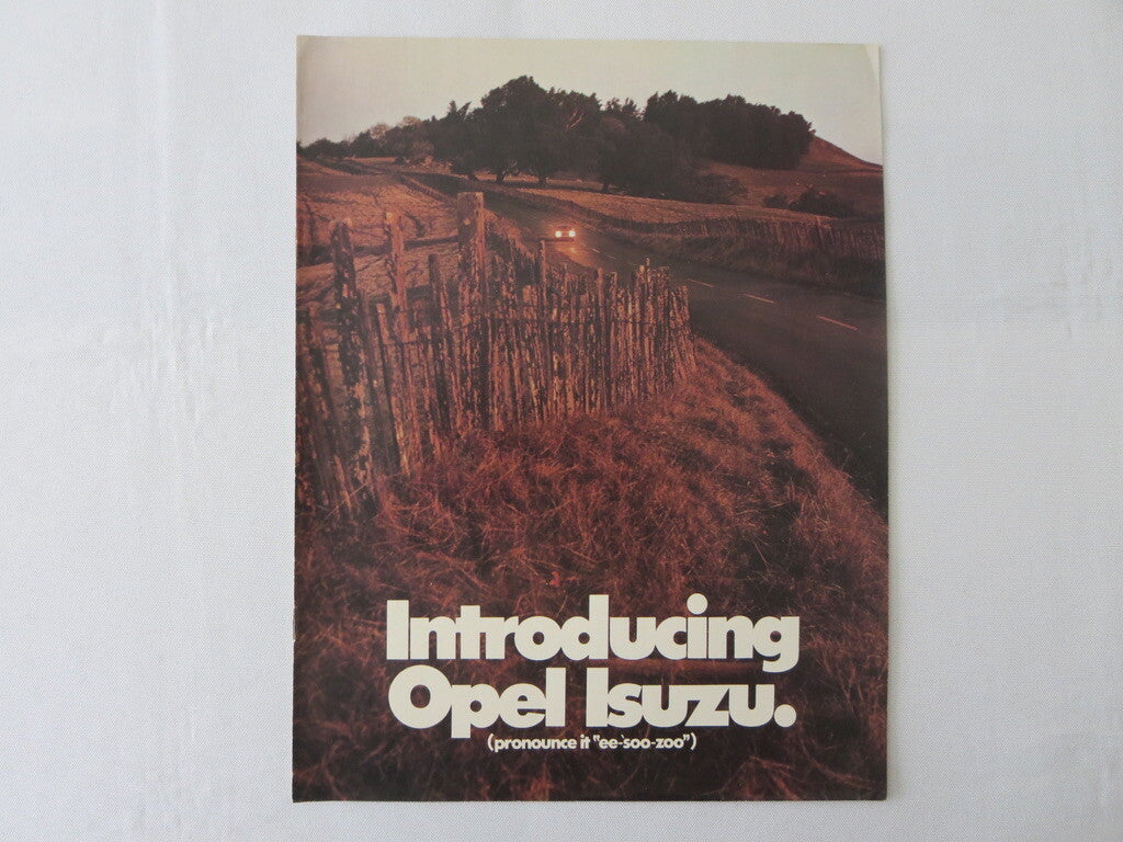 1976 Opel Isuzu Sales Brochure Catalog Advertising LOT OF 4 