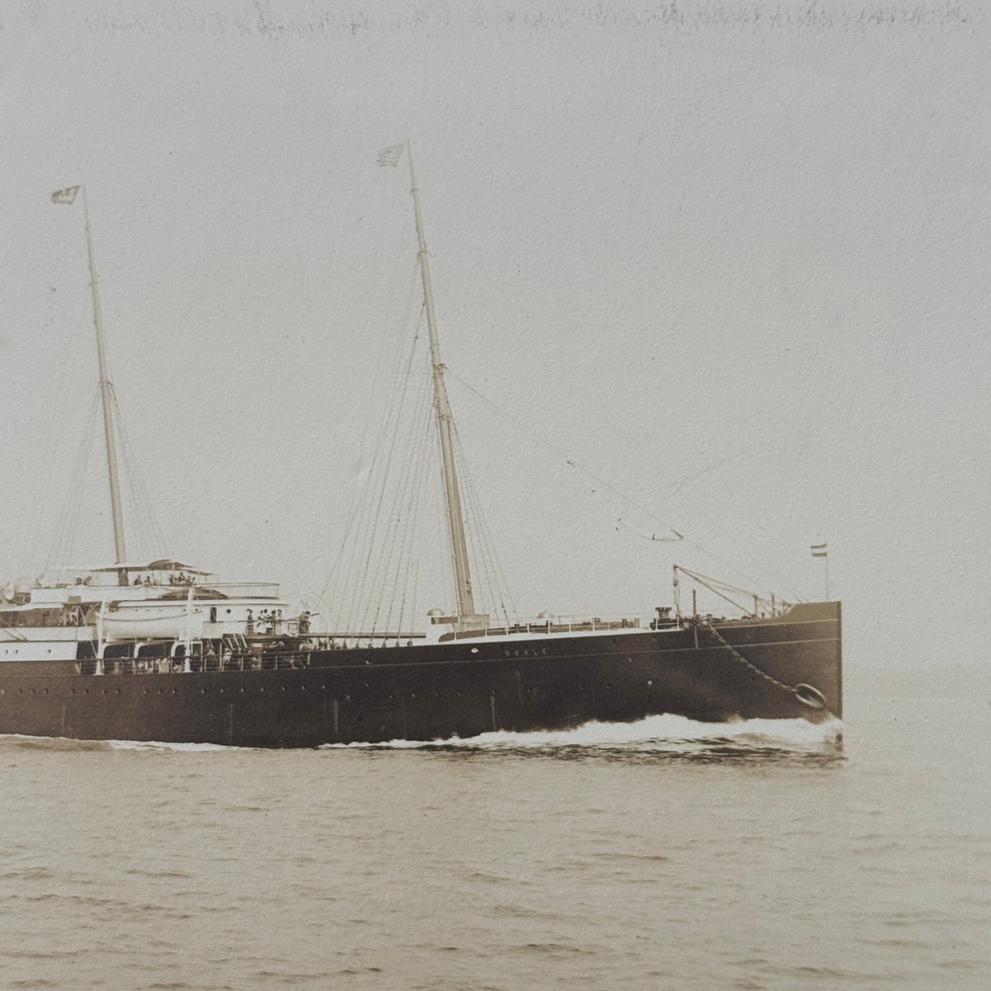 Vintage Ship Boat Photo Photograph Print Unidentified