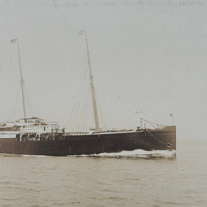 Vintage Ship Boat Photo Photograph Print Unidentified
