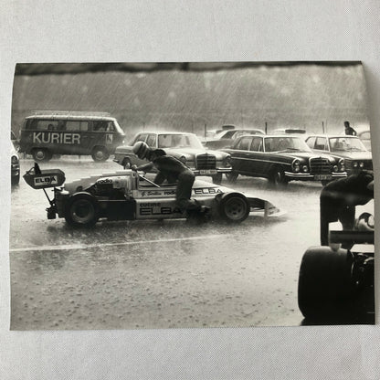 Vintage 1975 Formula 2 F2 Racing Photo Photograph Salzburgring Gabriele Serblin