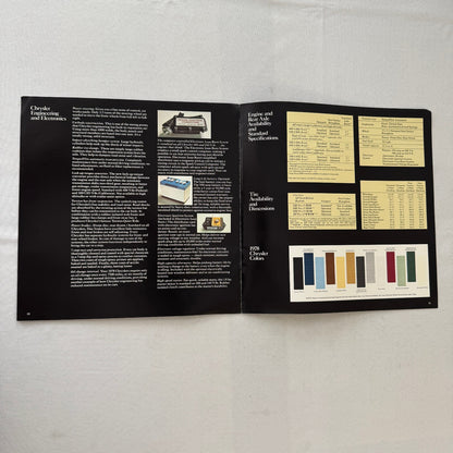 1978 Chrysler New Yorker and Newport Car Sales Brochure Catalog Advertising