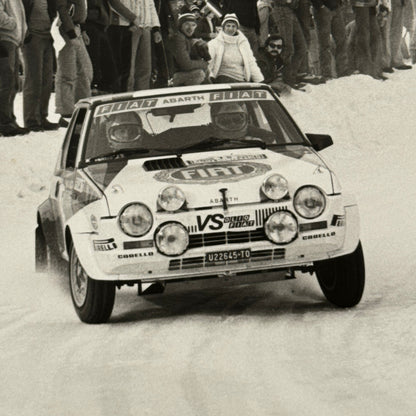 1980 Rallye Monte Carlo Press Photo Photograph DPPI Fiat Ritmo Abarth Car