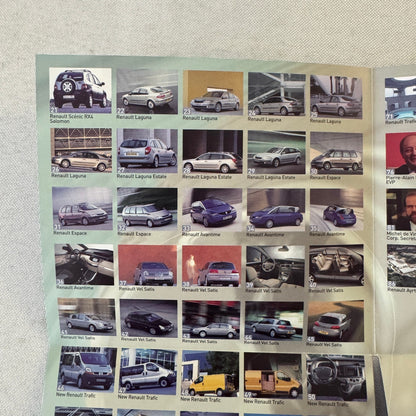 2001 Renault Frankfurt Autoshow Program Photo CD Clio Twingo Kangoo Espace