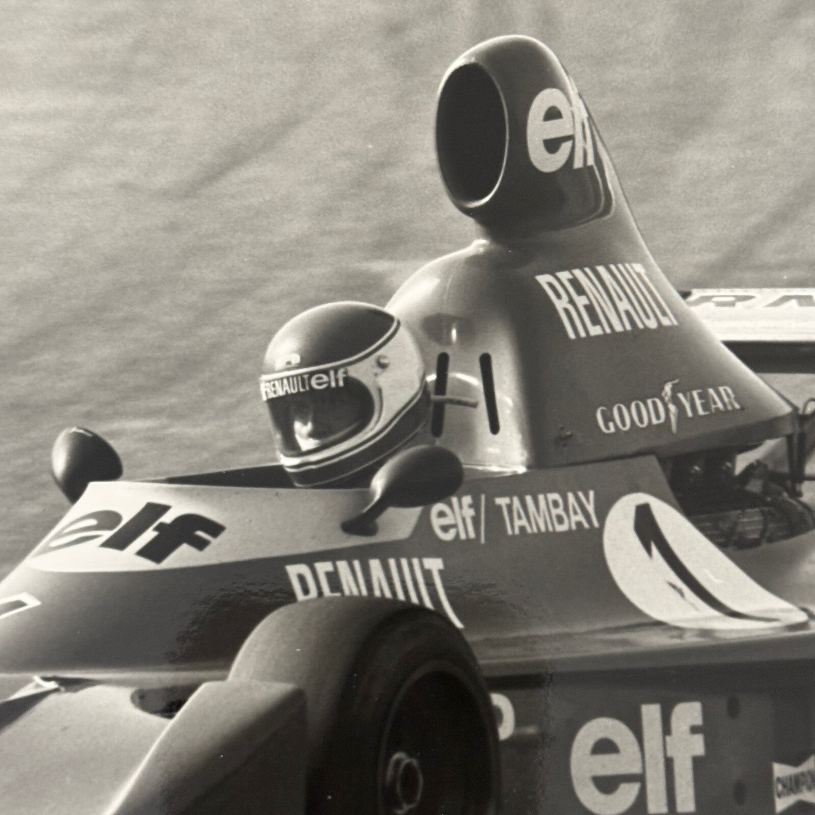 Patrick Tambay ELF Renault Racing Car Photo Photograph Print DPPI