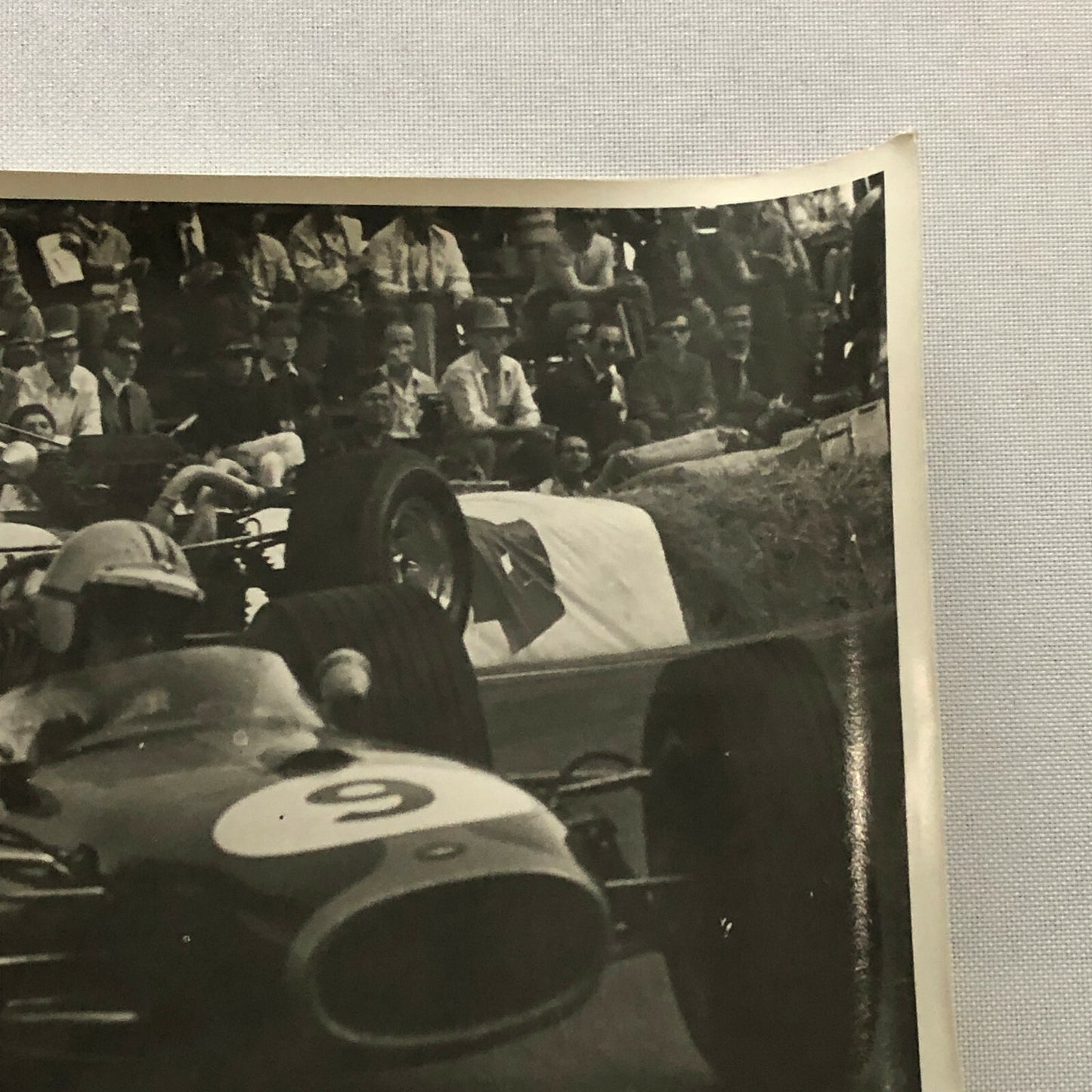 Vintage Racing Car Driver Photo Photograph Print 