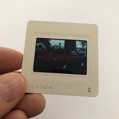 Porsche 911 Car 35mm Photo Slide Vintage 1981