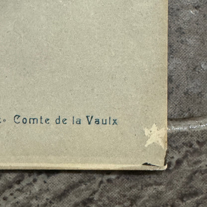 Vintage Zeppelin Airship Dirigible Postcard Post Card French 1909 Le Zodiac