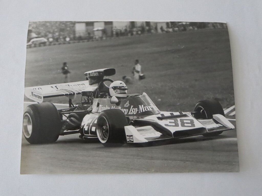 Vintage 1973 Argentine Grand Prix Racing Photograph Photo Howden Ganley Marlboro