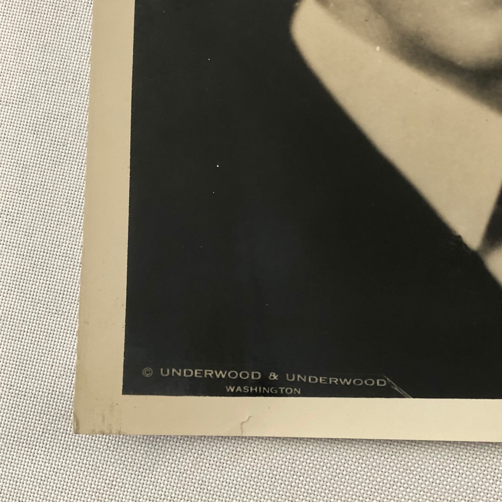 Press Photo Photograph Navy Admiral Alfred W Johnson 1933 USS Wright Aircraft
