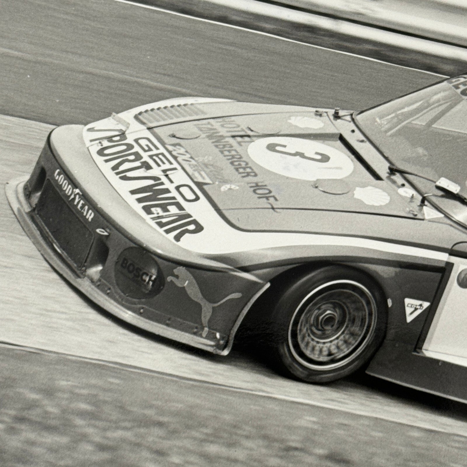 Porsche 935 1000 KM Nurburgring 1979 Racing Photo Photograph Bob Wollek