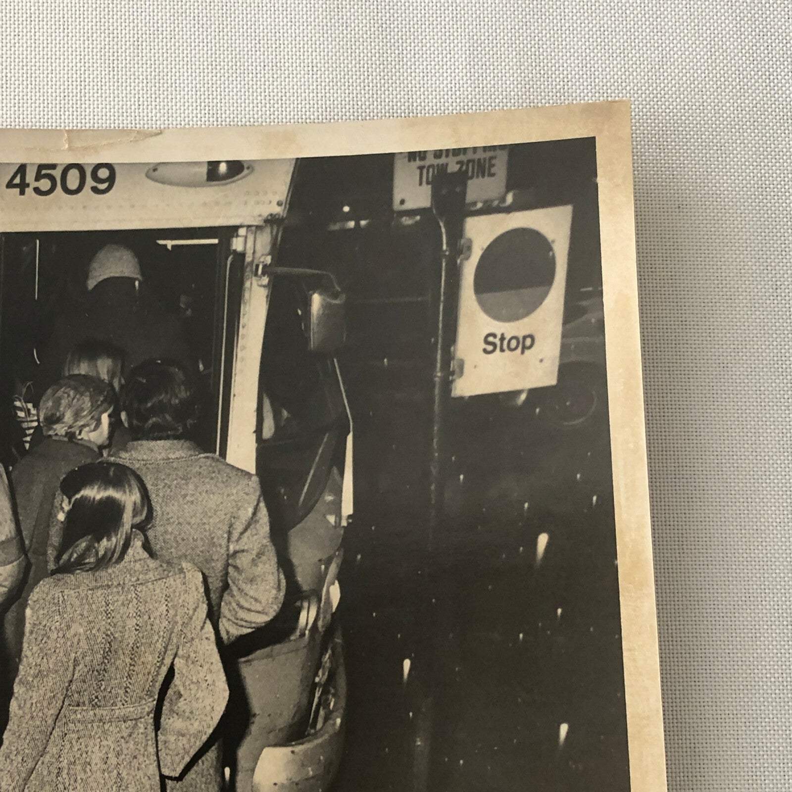 Vintage Bus Press Photo Photograph Print Montreal Metropolitan Provincial 