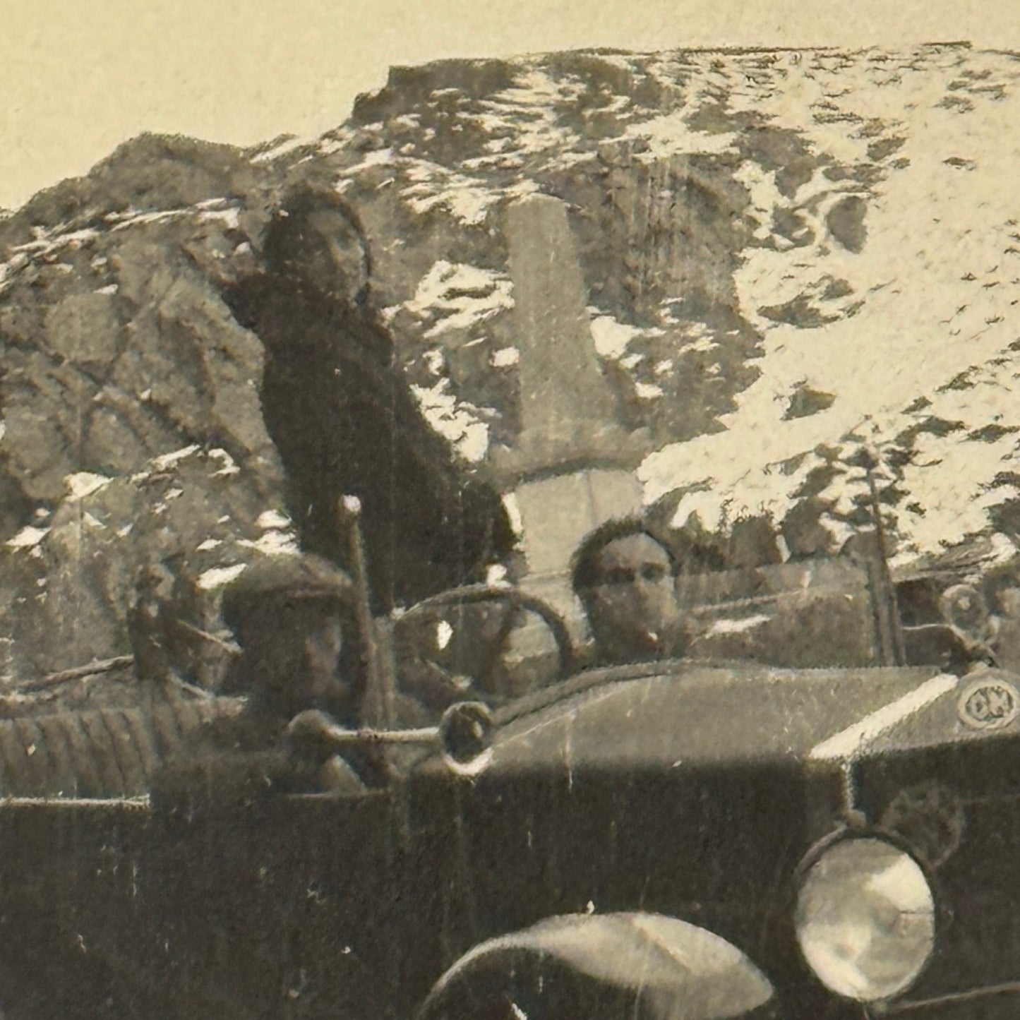 Vintage Car Automobile Photo Photograph Print People