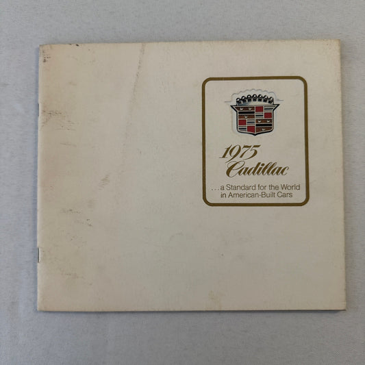 1975 Cadillac Sales Brochure Eldorado Coupe De Ville Fleetwood Brougham DeVille