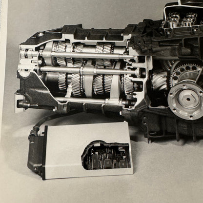 1987 Porsche Car Gearbox Cutaway Model Photo Photograph Print