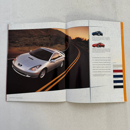 2001 Toyota Sales Brochure Catalog Tacoma Pickup Echo Celica MR2 Rav4 4Runner +
