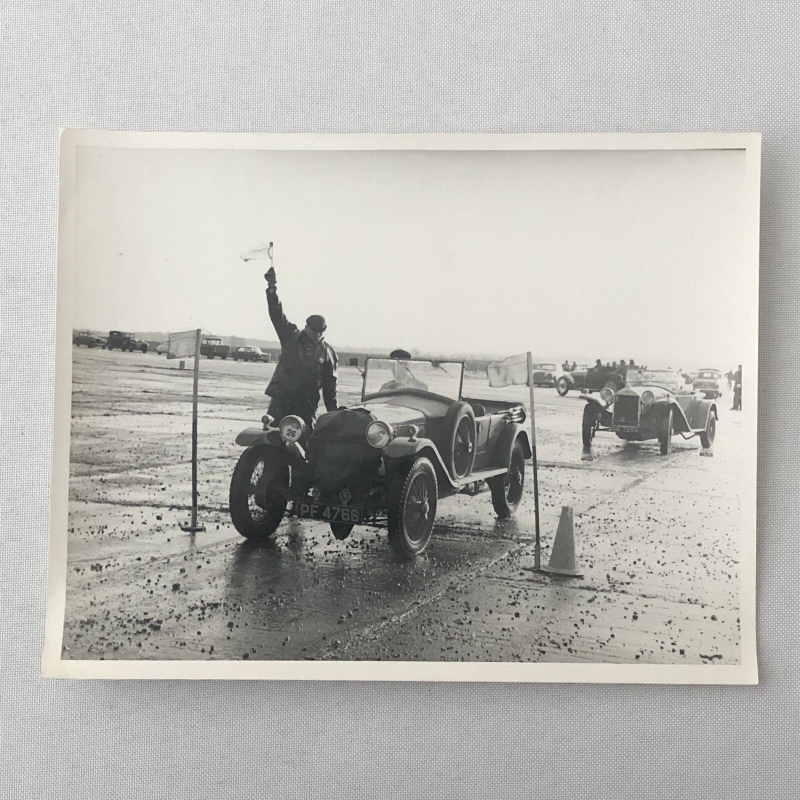 Vintage Car Automobile Rally Photo Photograph Print - Guy Griffiths Tag REA22E4