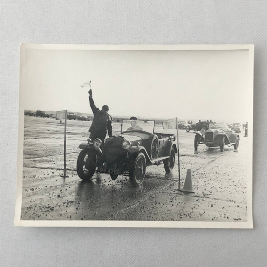 Vintage Car Automobile Rally Photo Photograph Print - Guy Griffiths Tag REA22E4