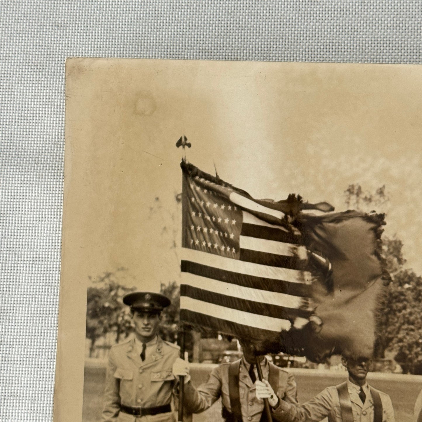 American Military Retirement of Army Sergeant William Pratt Press Photo 1933
