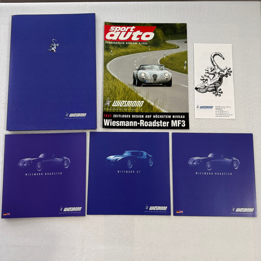 Wiesmann Car Sales Brochure Catalog Lot Wiesmann Roadster Raymond Weil Watch