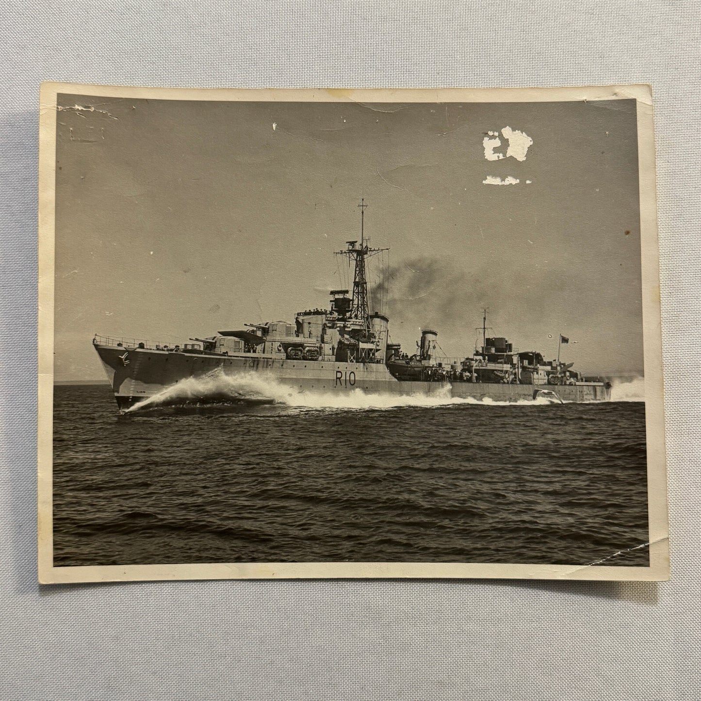Military Ship Photo Photograph Boat Vintage HMCS MICMAC ?